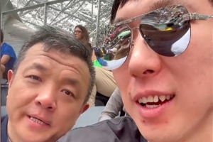 周琦社媒晒现场看世界杯vlog：世界杯好啊 得看！
