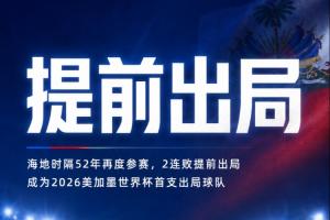 时隔52年再参赛！海地2连败提前垫底出局，成本届首支出局球队！