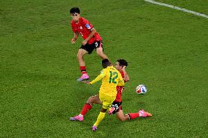实时跌至小组第三！韩国0-1落后南非！南非升至小组第二