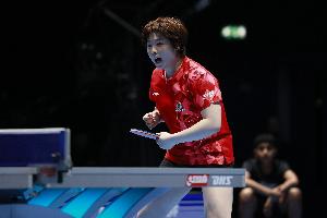 精彩！蒯曼4-3逆转日本削球手佐藤瞳，晋级WTT美国大满贯女单四强